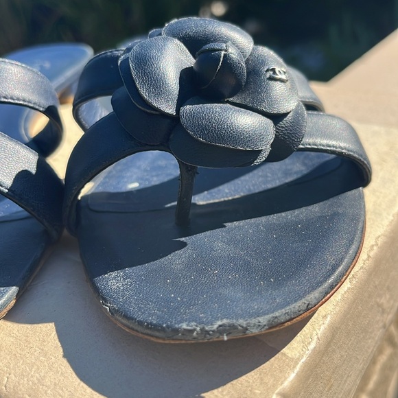 CHANEL Camelia Flat Sandal 8.5/39.5 - Picture 6 of 16